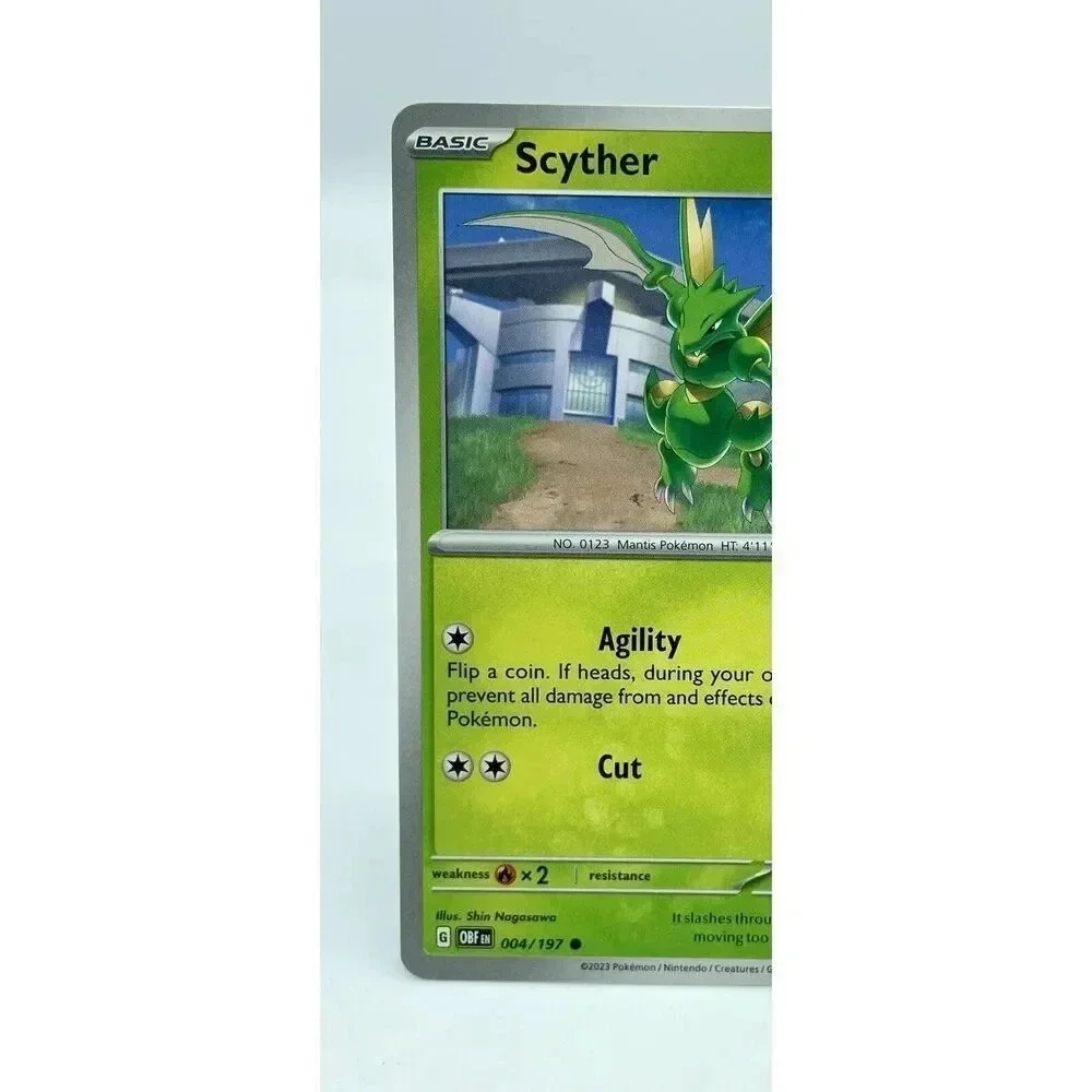Scyther‎ 004/197 Common S&V: Obsidian Flames Non-Holo Pokemon TCG Mint Unplayed